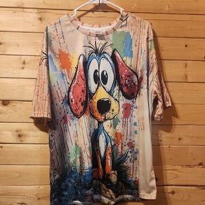 Dog T-Shirt Size 3XL Unisex Womens